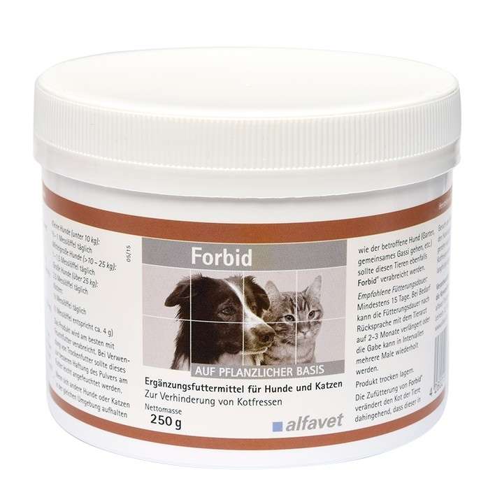 Alfavet Forbid - Hund/Katze