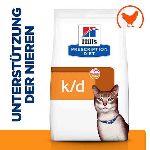 Hill's Prescription Diet k/d Katzen Unterstütztung der Nieren