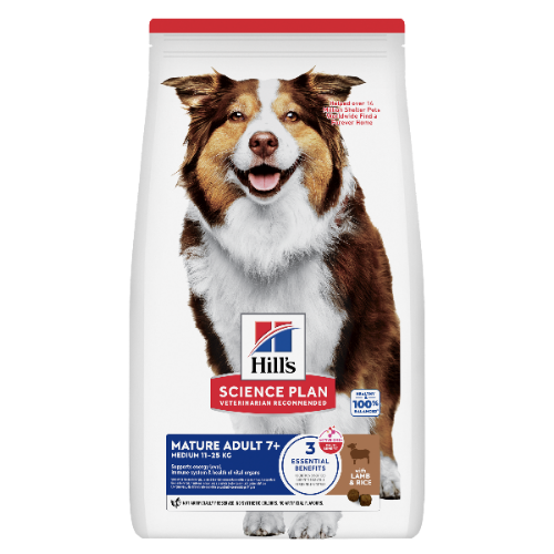 Hill's Science Plan Medium Mature Adult Hundefutter Lamm