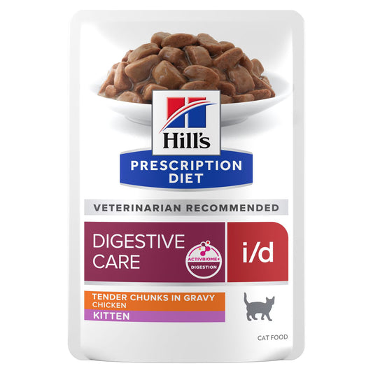 Hill’s Prescription Diet i/d Kätzchen in Beutel 85g mit Geschmack Huhn