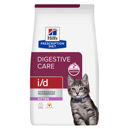 Hill's Prescription Diet i/d Kätzchenfutter Trockenfutter 1,5 und 3kg - Geschmack Huhn