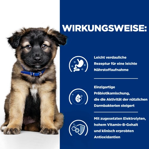 Hill’s Prescription Diet i/d Welpen Trockenfutter Huhn - Wirkungshinweise