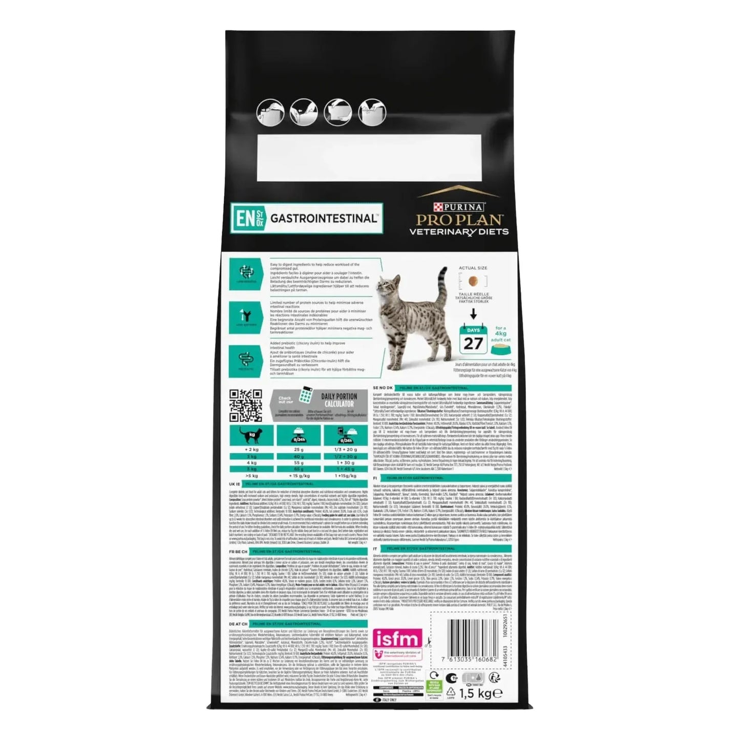 Purina Veterinary Diets - 1.5kg - Purina EN Gastrointestinal - Katze - Marigin AG Onlineshop für Tierbedarf