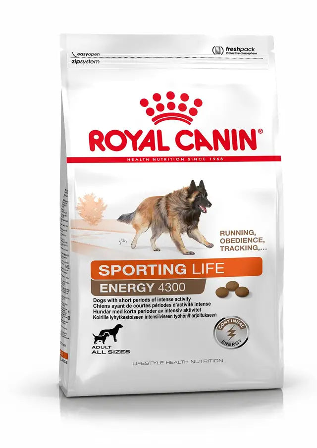 Royal Canin Sporting Life Energy 4300 für Hunde. Futter für Arbeitshunde