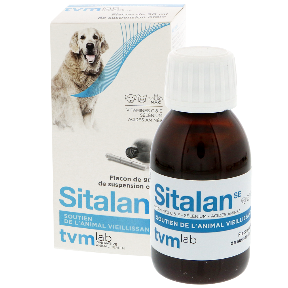 Tvm lab Sitalan 90 ml Unterstützt alternde Hunde, Katzen und kleine Heimtiere