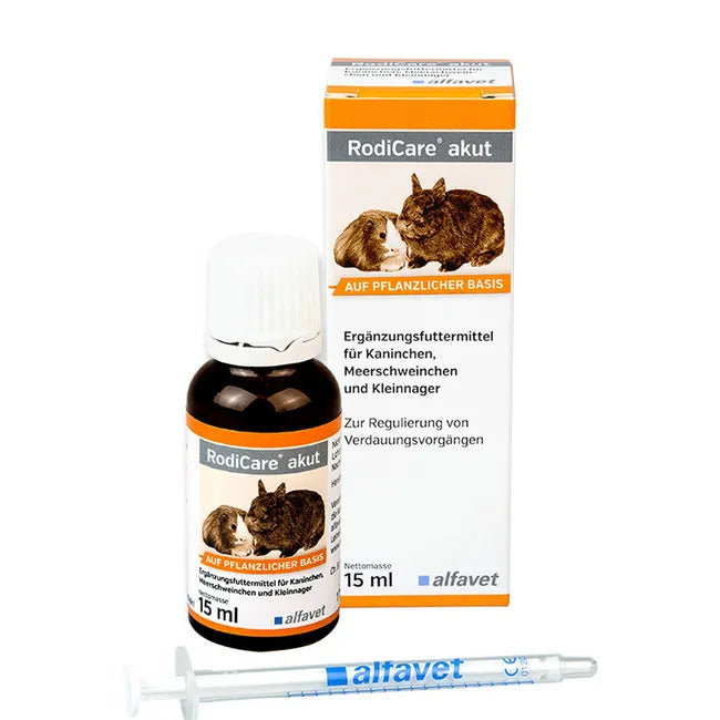 Alfavet RodicareAkut Ergänzungsfuttermittel für Nager zur Verdauung - 15ml