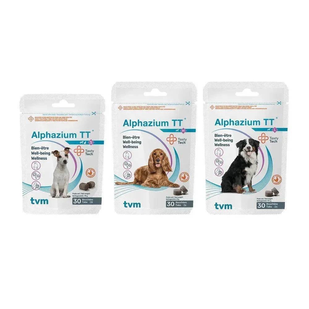 Alphazium TT - tvm lab - Marigin AG Onlineshop für Tierbedarf Alphazium TT - S / 30 Stück Ergänzungsfuttermittel