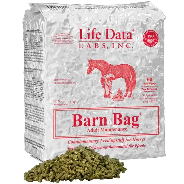 Barn Bag Pferd - Pellets - Life Data - Marigin AG Onlineshop für Tierbedarf Barn Bag Pferd - Pellets - 5kg Ergänzungsfuttermittel
