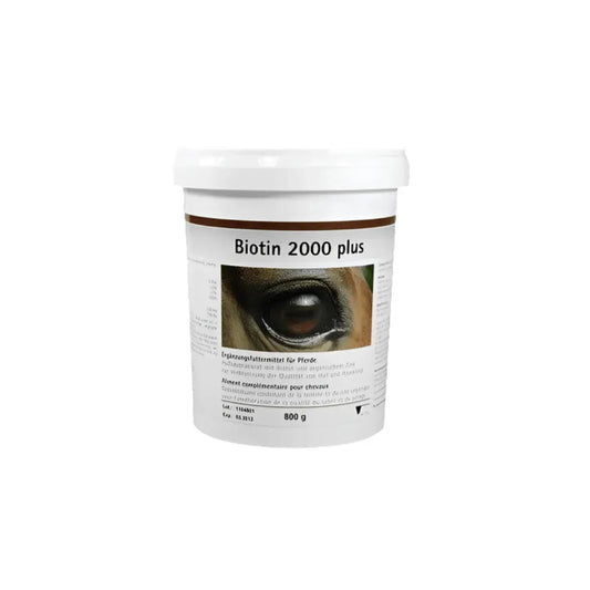 Biotin 2000 plus - Ufamed - Marigin AG Onlineshop für Tierbedarf Biotin 2000 plus - 800g Ergänzungsfuttermittel