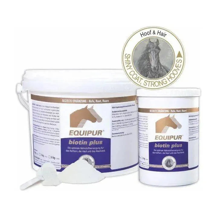 Biotin Plus - Vetripharm - Marigin AG Onlineshop für Tierbedarf Biotin Plus - 1kg Ergänzungsfuttermittel