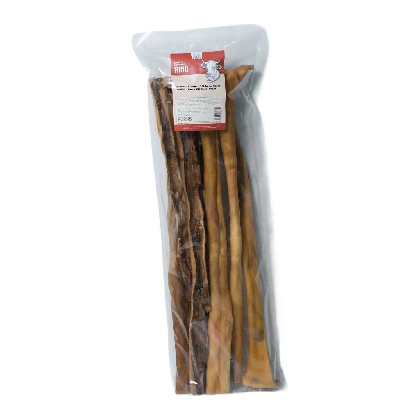 Bullkaustangen - Hund - Kaufit - Marigin AG Onlineshop für Tierbedarf Bullkaustangen - Hund - 1000 g Kauartikel