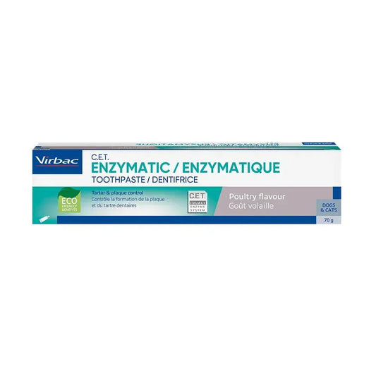 C.E.T. Enzymatische Zahnpasta - Virbac - Marigin AG Onlineshop für Tierbedarf C.E.T. Enzymatische Zahnpasta - Geflügel / 70g Ergänzungsfuttermittel