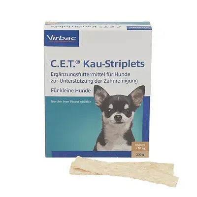 C.E.T Kaustreifen für Hunde - Virbac - Marigin AG Onlineshop für Tierbedarf C.E.T Kaustreifen für Hunde - bis 10kg Kauartikel