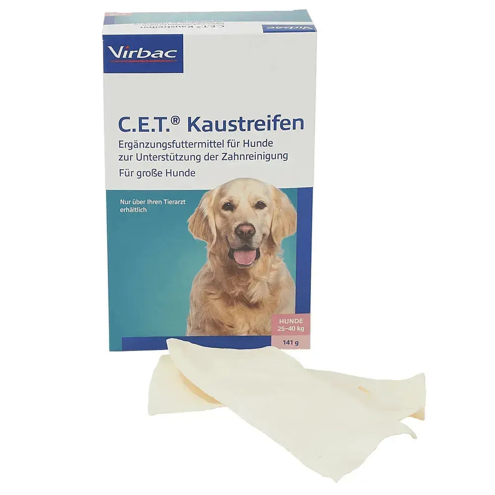 C.E.T Kaustreifen für Hunde - Virbac - Marigin AG Onlineshop für Tierbedarf C.E.T Kaustreifen für Hunde - bis 10kg Kauartikel