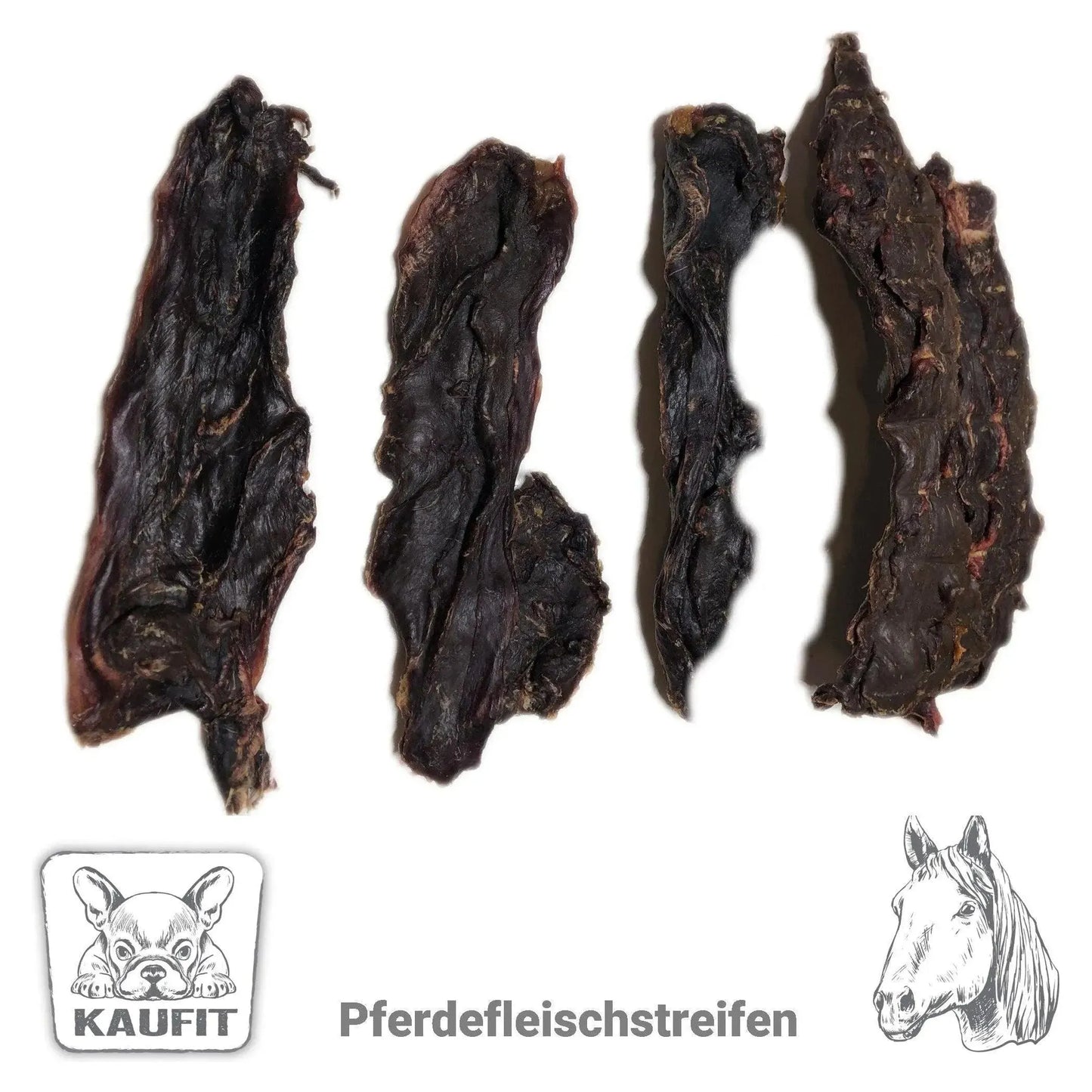 Cavallinos Pferdefleischstreifen - Hund - Kaufit - Marigin AG Onlineshop für Tierbedarf Cavallinos Pferdefleischstreifen - Hund - 1 x 150g Kauartikel