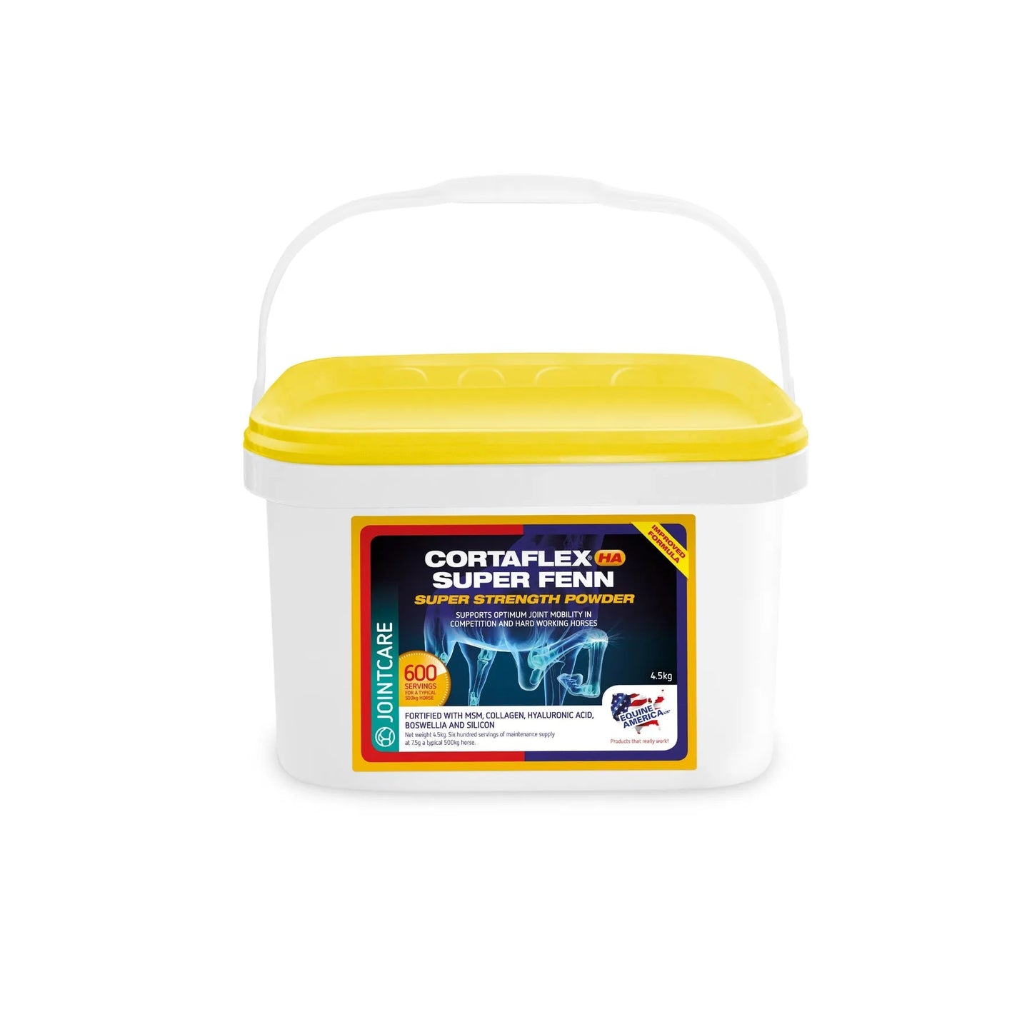 CortaFlex HA Super Fenn - Pferd - Equine America - Marigin AG Onlineshop für Tierbedarf CortaFlex HA Super Fenn - Pferd - 4.5 kg Ergänzungsfuttermittel