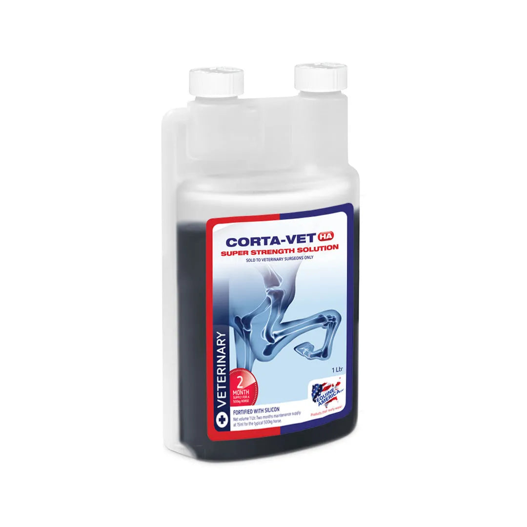 CortaVet HA Super Strength - Pferd - Equine America - Marigin AG Onlineshop für Tierbedarf CortaVet HA Super Strength - Pferd - 1 l Ergänzungsfuttermittel