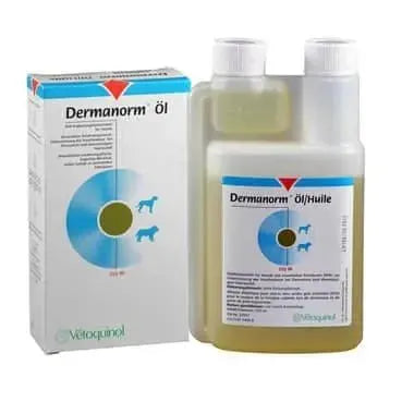 Dermanorm Öl - Vétoquinol - Marigin AG Onlineshop für Tierbedarf Dermanorm Öl - 250ml Ergänzungsfuttermittel