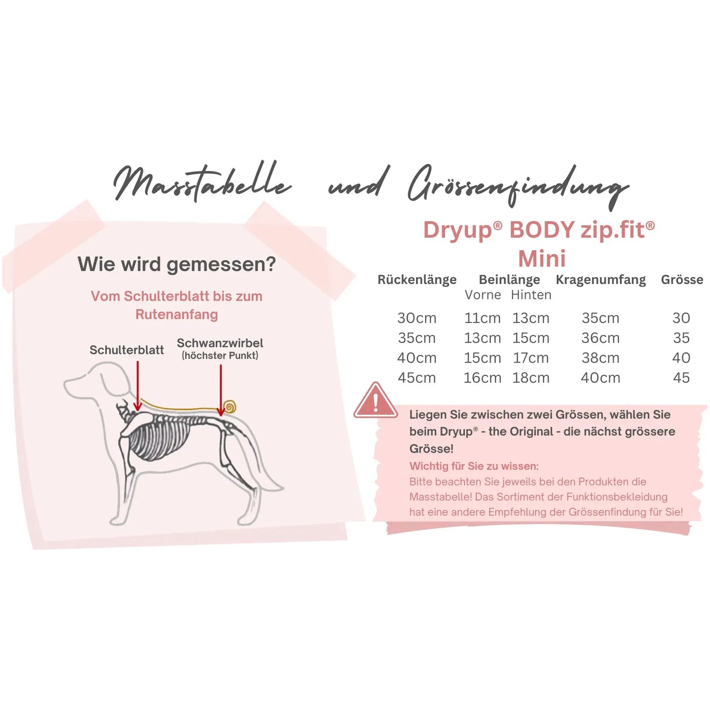 Dryup Body zip.fit MINI & STANDARD - Action Factory - Marigin AG Onlineshop für Tierbedarf Dryup Body zip.fit MINI & STANDARD - Mini / 30cm / Bordeaux Mantel