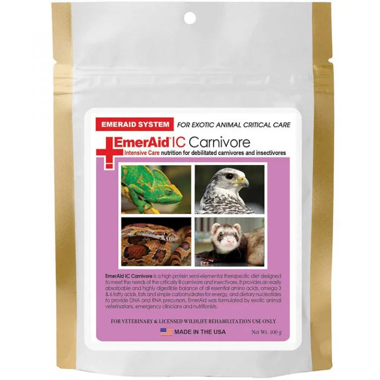 Emeraid Carnivore Intensive Care - EmerAid - Marigin AG Onlineshop für Tierbedarf Emeraid Carnivore Intensive Care - 100g Ergänzungsfuttermittel