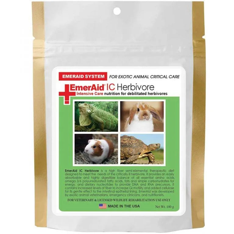 Emeraid Herbivore Intensive Care - EmerAid - Marigin AG Onlineshop für Tierbedarf Emeraid Herbivore Intensive Care - 100g Ergänzungsfuttermittel