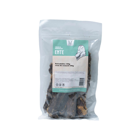 Entenhälse - Hund - Kaufit - Marigin AG Onlineshop für Tierbedarf Entenhälse - Hund - 1 x 180g Kauartikel