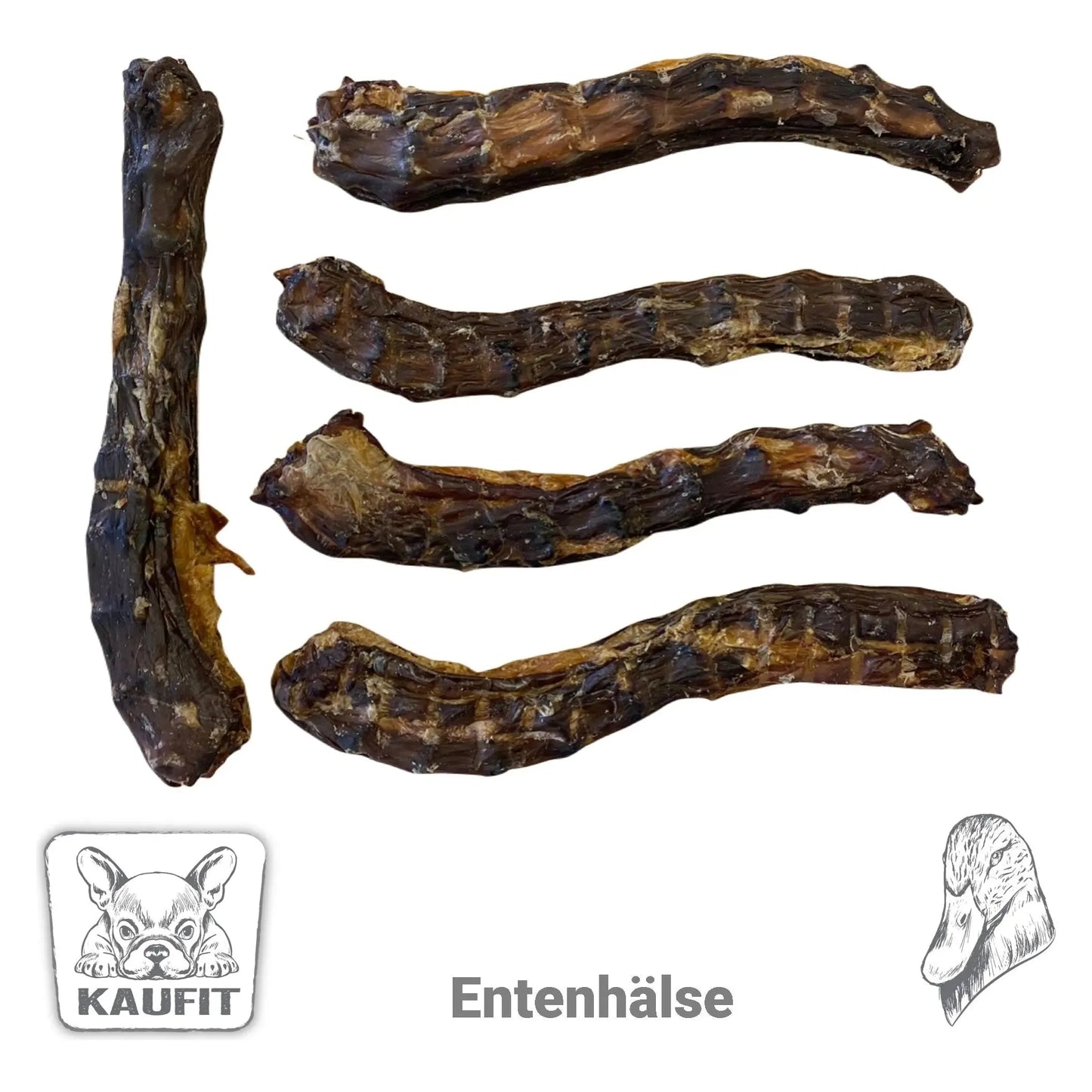 Entenhälse - Hund - Kaufit - Marigin AG Onlineshop für Tierbedarf Entenhälse - Hund - 1 x 180g Kauartikel