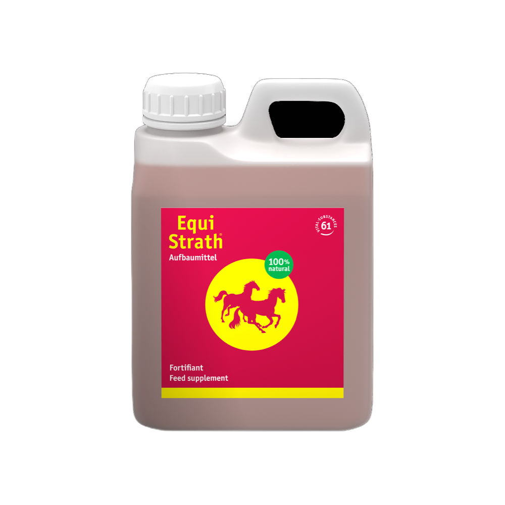 Equi-Strath Pferd - Flüssig - Bio-Strath AG - Marigin AG Onlineshop für Tierbedarf Equi-Strath Pferd - Flüssig - 1l Ergänzungsfuttermittel