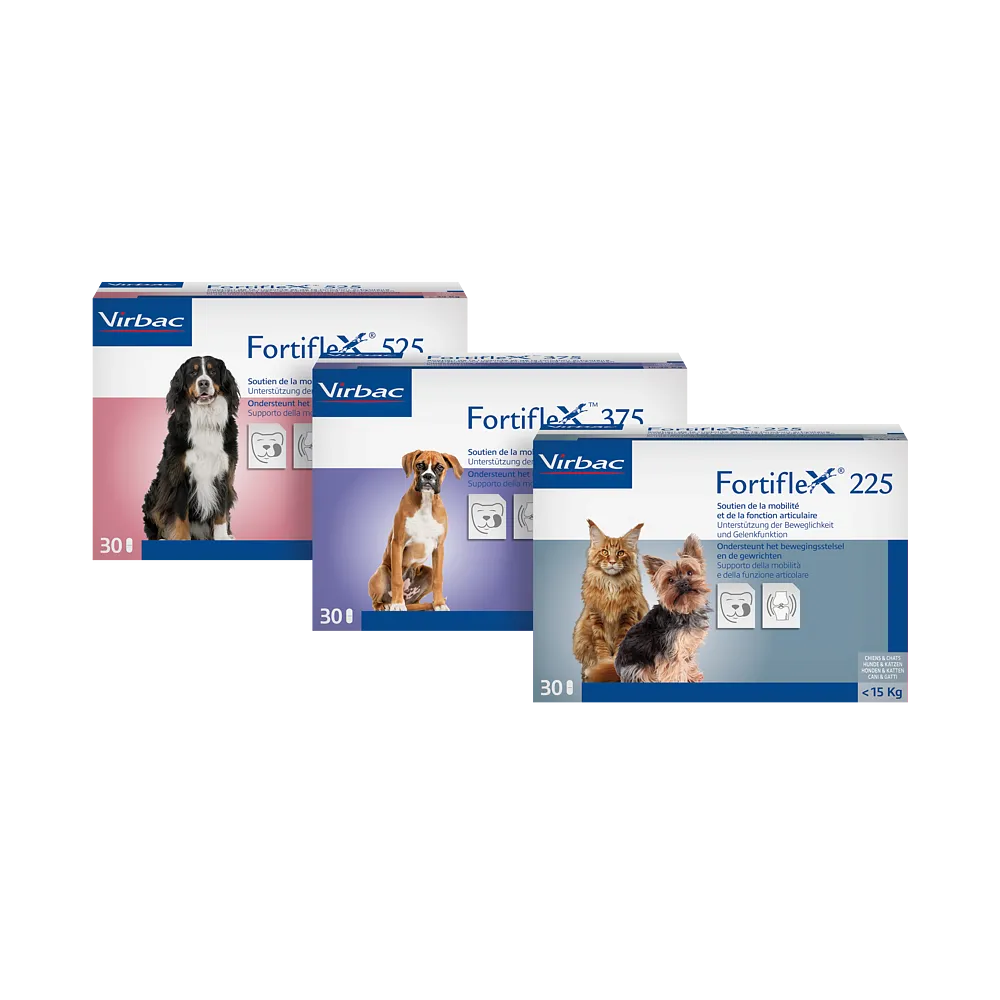 Fortiflex - Hund - Fortiflex - Marigin AG Onlineshop für Tierbedarf Fortiflex - Hund - 225mg / 30 Stück Ergänzungsfuttermittel
