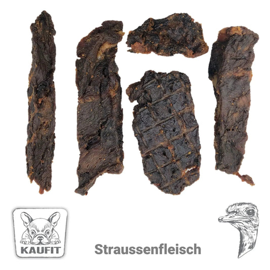 Gourmet Straussen Fleisch - Hund - Kaufit - Marigin AG Onlineshop für Tierbedarf Gourmet Straussen Fleisch - Hund - 140 g Kauartikel