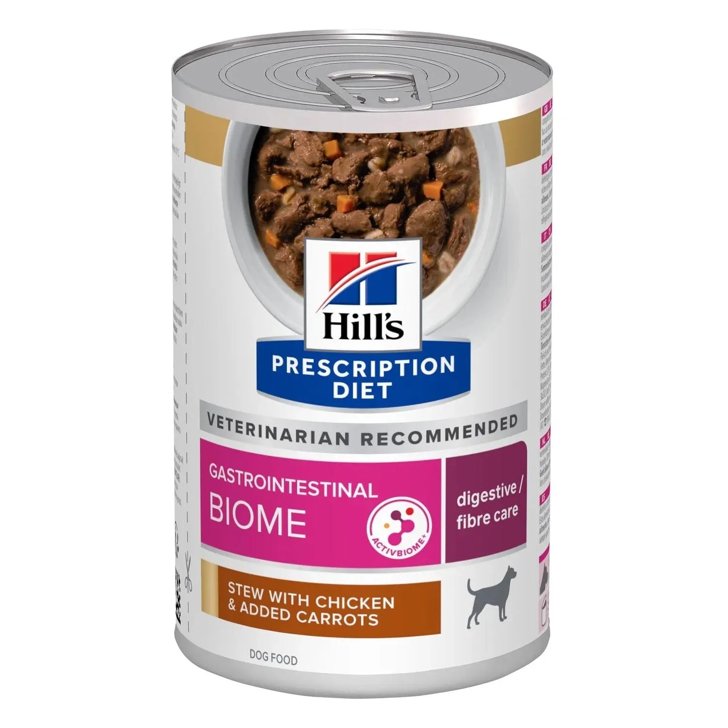 Hill's Gastrointestinal Biome Hund - Dose Ragout - Hill's Prescription Diet - Marigin AG Onlineshop für Tierbedarf Hill's Gastrointestinal Biome Hund - Dose Ragout - Huhn & Karotten / 354g Futter