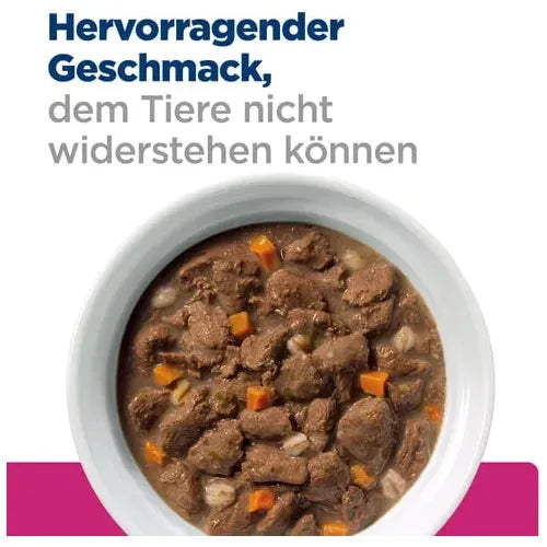 Hill's Gastrointestinal Biome Hund - Dose Ragout - Hill's Prescription Diet - Marigin AG Onlineshop für Tierbedarf Hill's Gastrointestinal Biome Hund - Dose Ragout - Huhn & Karotten / 354g Futter