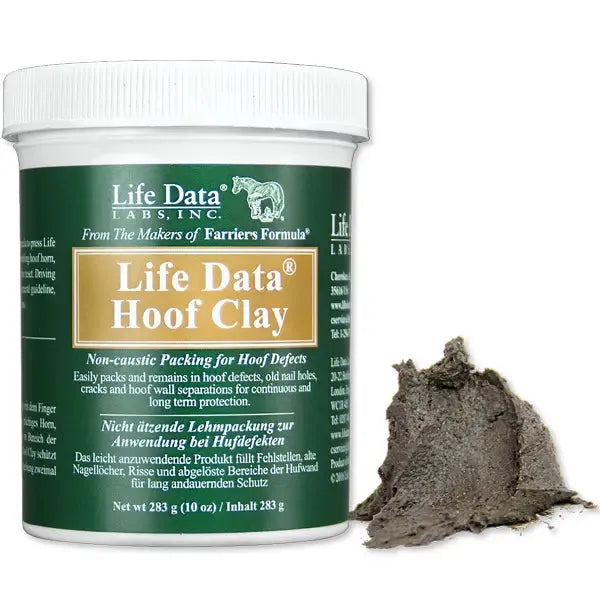 Hoof Clay Pferd - Paste - Life Data - Marigin AG Onlineshop für Tierbedarf Hoof Clay Pferd - Paste - 283g Pflegeprodukte