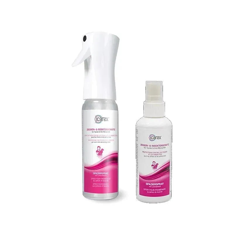 Icarex Spazierspray - Ufamed - Marigin AG Onlineshop für Tierbedarf Icarex Spazierspray - 100ml Insektenabwehr
