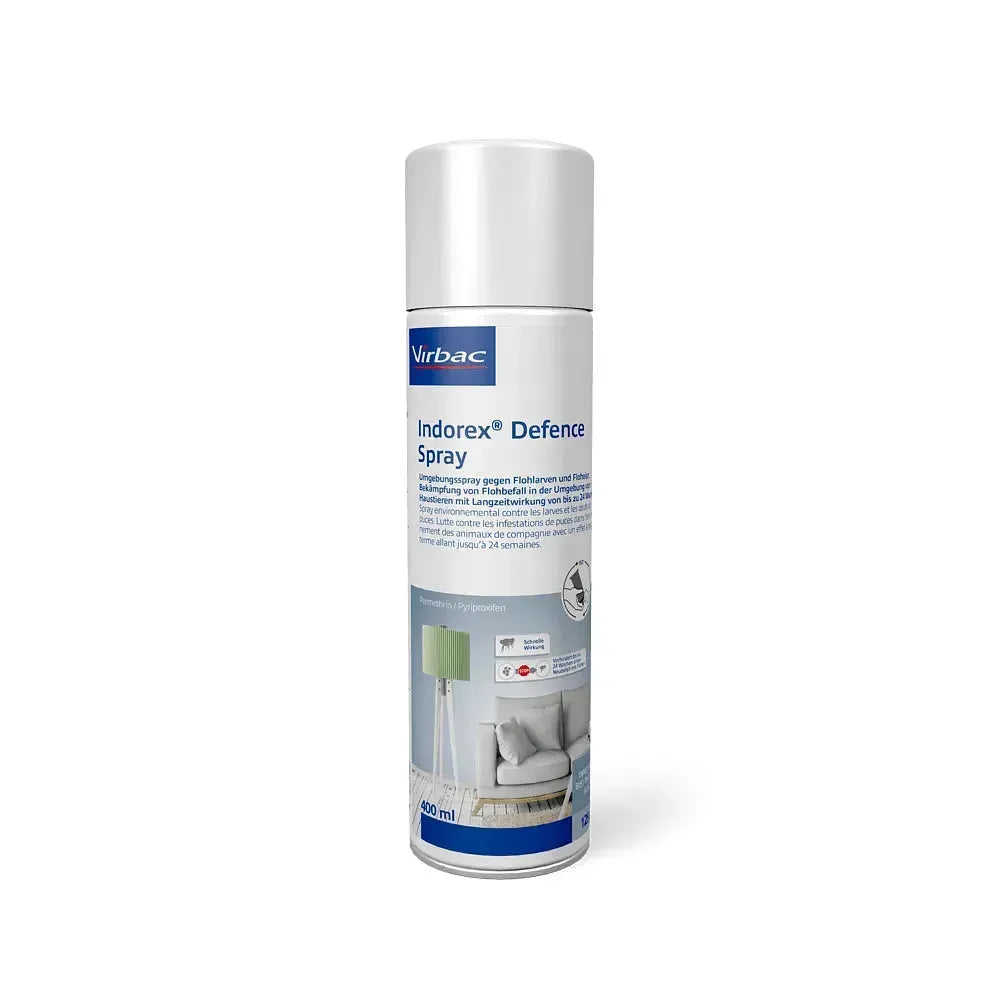 Indorex Defence Spray - Virbac - Marigin AG Onlineshop für Tierbedarf Indorex Defence Spray - Spray 400ml Insektenabwehr