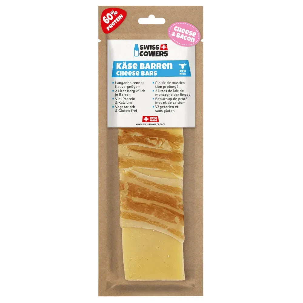 Käse Barren Speck & Rindfleisch - Hund - Swisscowers - Marigin AG Onlineshop für Tierbedarf Käse Barren Speck & Rindfleisch - Hund - L / Speck / 1 x 80g Kauartikel