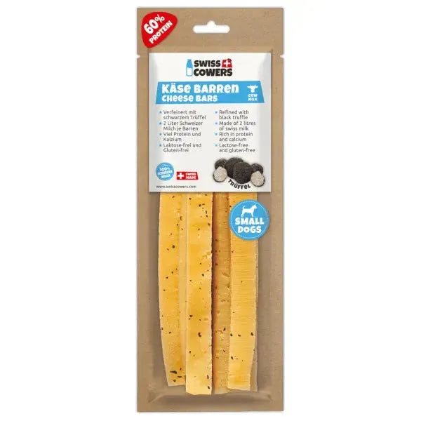 Käse Barren Trüffel & Original - Hund - Swisscowers - Marigin AG Onlineshop für Tierbedarf Käse Barren Trüffel & Original - Hund - S / Trüffel / 1 x 80g Kauartikel