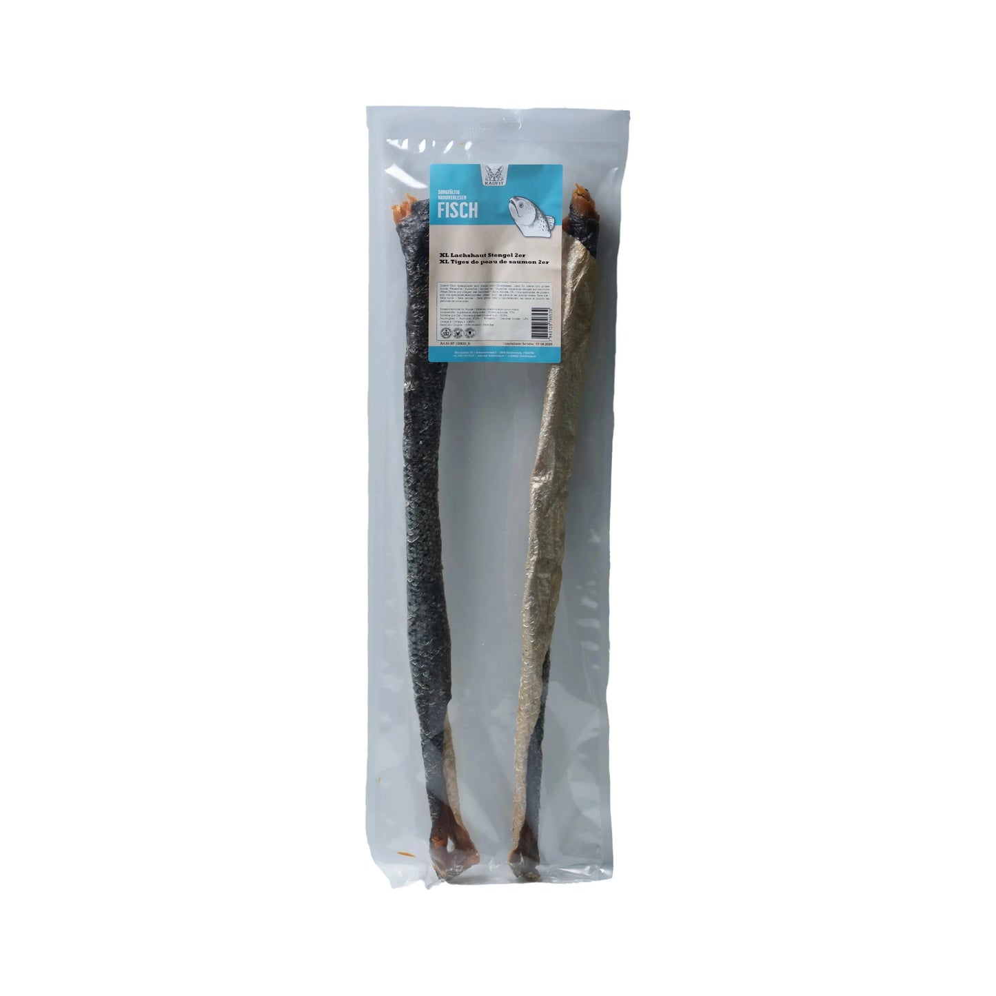 Lachshaut XL Kaufit - Hund - Kaufit - Marigin AG Onlineshop für Tierbedarf Lachshaut XL Kaufit - Hund - 2 Stück Kauartikel