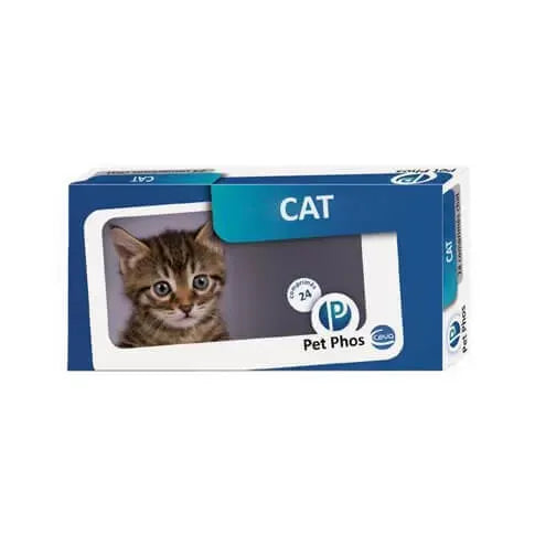 Pet Phos - Katze - Ceva - Marigin AG Onlineshop für Tierbedarf Pet Phos - Katze - 1 x 24 Tabletten Ergänzungsfuttermittel