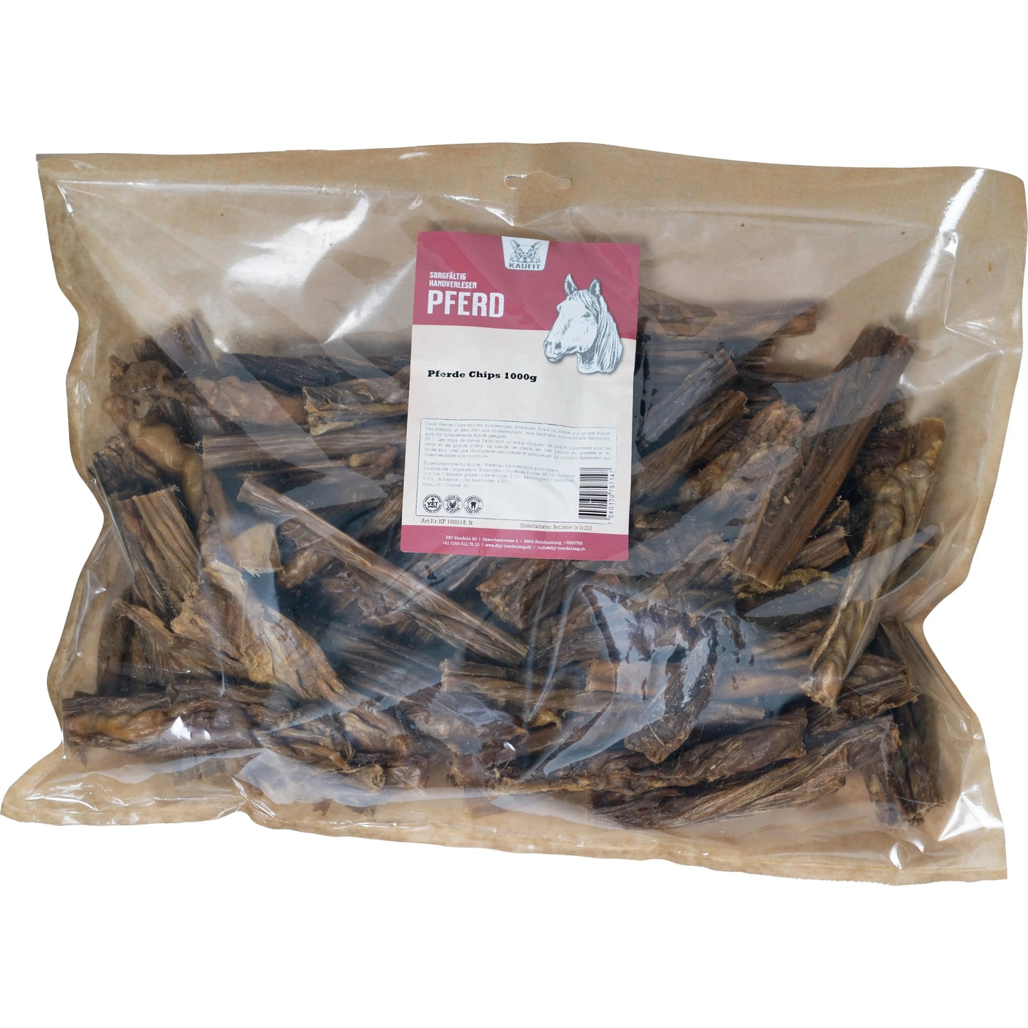 Pferde Chips - Hund - Kaufit - Marigin AG Onlineshop für Tierbedarf Pferde Chips - Hund - 1000 g Kauartikel
