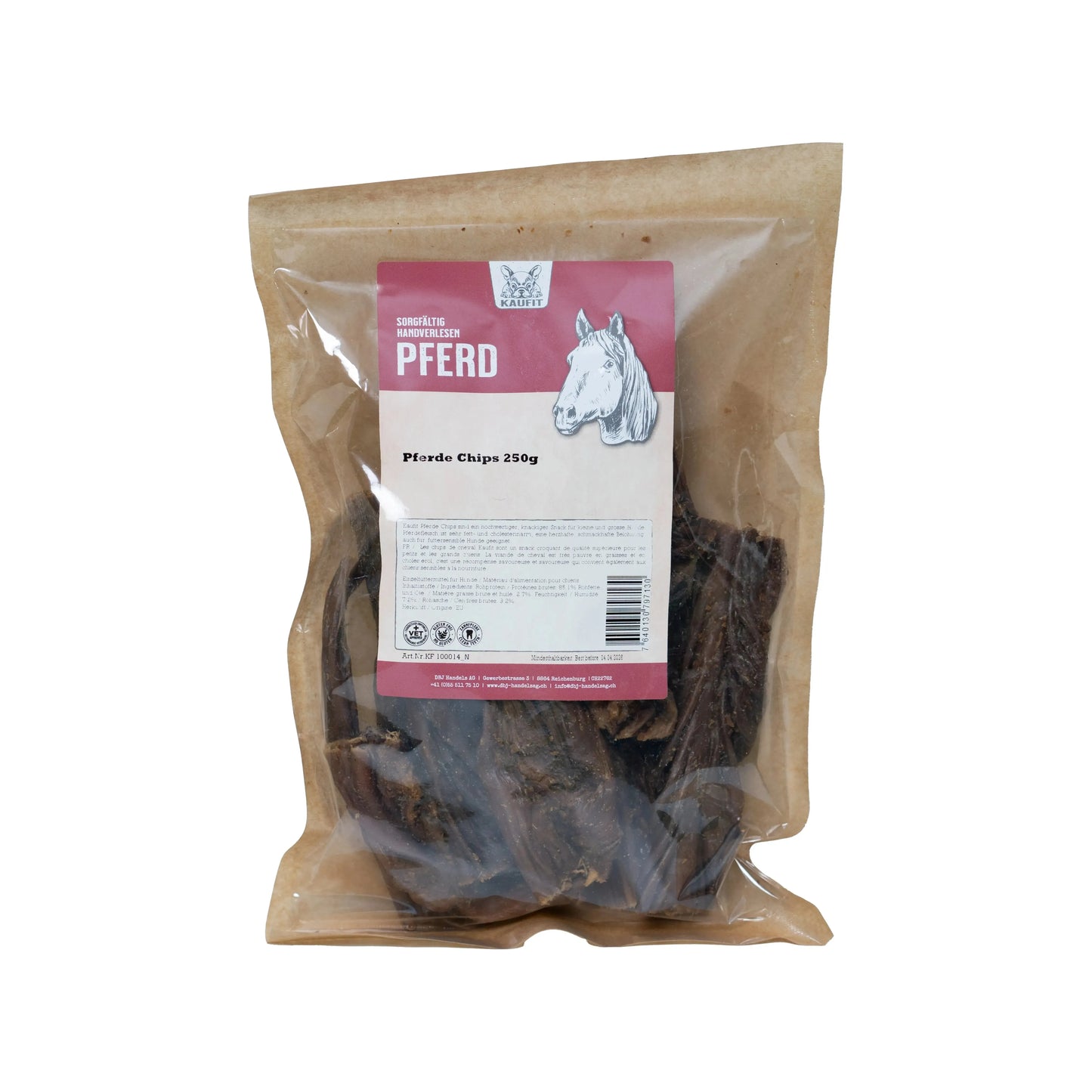 Pferde Chips - Hund - Kaufit - Marigin AG Onlineshop für Tierbedarf Pferde Chips - Hund - 250 g Kauartikel