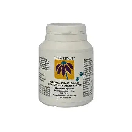 PowerVet Grünlippenmuscheln - Kapseln/Pulver (Arthrose) - Powervet - Marigin AG Onlineshop für Tierbedarf PowerVet Grünlippenmuscheln - Kapseln/Pulver (Arthrose) - Pulver / 500g Ergänzungsfuttermittel