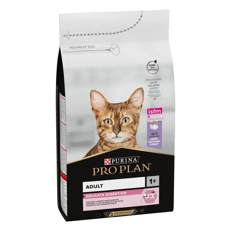 Purina Delicate Digestion +1 Adult Katze - Truthahn - Purina ProPlan - Marigin AG Onlineshop für Tierbedarf Purina Delicate Digestion +1 Adult Katze - Truthahn - Truthahn / 1.5kg Futter