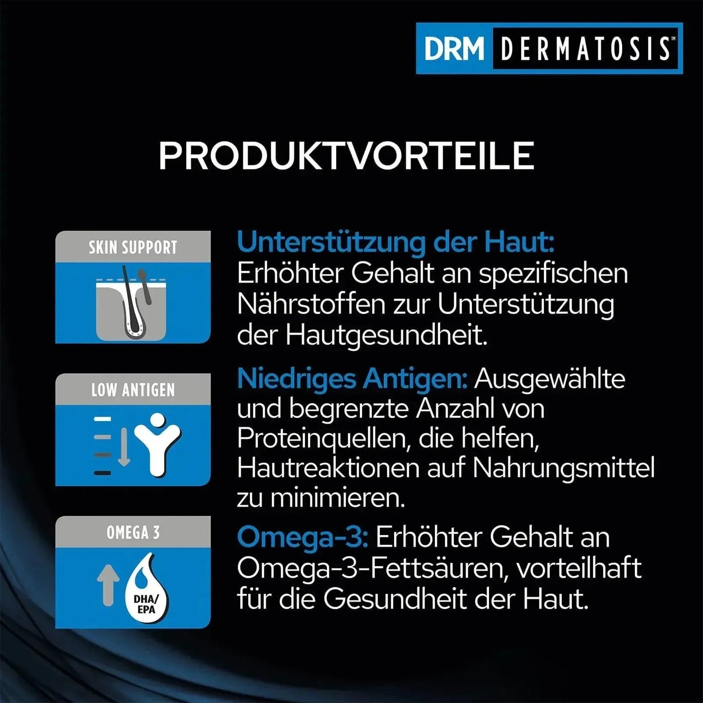 Purina DRM Dermatosis Hund - Purina Veterinary Diets - Marigin AG Onlineshop für Tierbedarf Purina DRM Dermatosis Hund - 1 x 3kg Futter