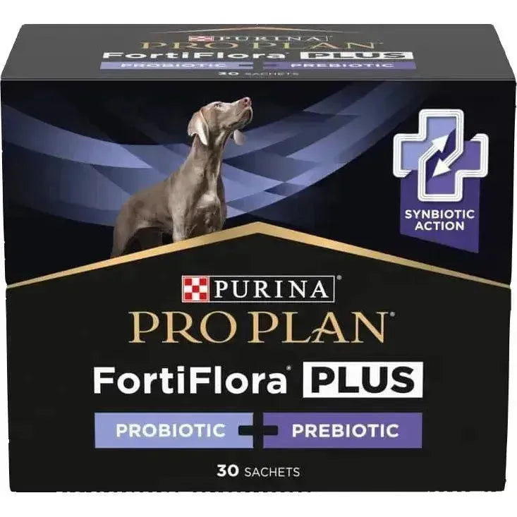 Purina FortiFlora Plus Hund - Pulver - Purina Veterinary - Marigin AG Onlineshop für Tierbedarf Purina FortiFlora Plus Hund - Pulver - 1 x 30 x 2g Ergänzungsfuttermittel