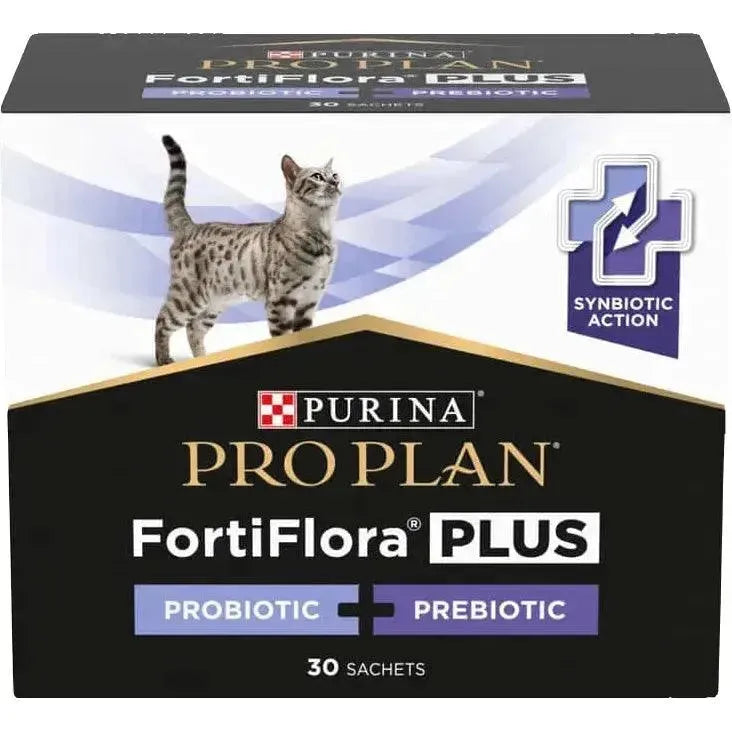 Purina FortiFlora Plus Katze - Pulver - Purina Veterinary - Marigin AG Onlineshop für Tierbedarf Purina FortiFlora Plus Katze - Pulver - 1 x 30 x 1.5g Ergänzungsfuttermittel