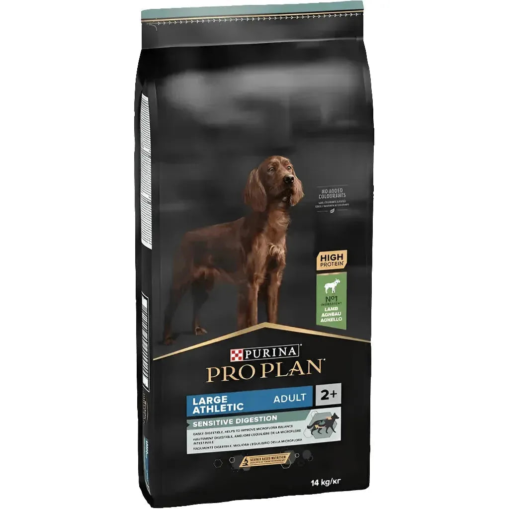 Purina Large Athletic Adult Sensitive Digestion - Hund - Purina ProPlan - Marigin AG Onlineshop für Tierbedarf Purina Large Athletic Adult Sensitive Digestion - Hund - Lamm & Reis / 1 x 14 kg Futter
