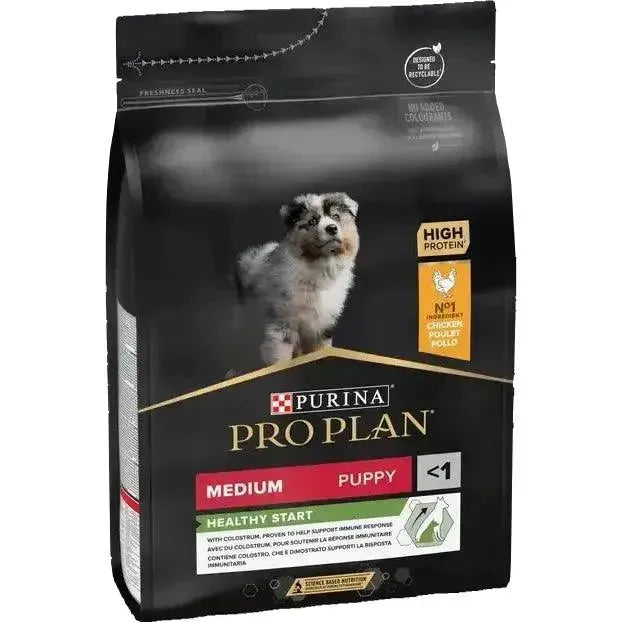 Purina Medium Puppy <1 Healthy Start - Hund - Purina ProPlan - Marigin AG Onlineshop für Tierbedarf Purina Medium Puppy <1 Healthy Start - Hund - Huhn / 1 x 3kg Futter