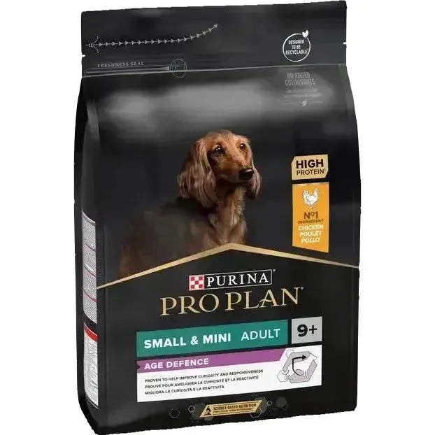 Purina Small & Mini Adult 9+ Age Defense - Hund - Purina ProPlan - Marigin AG Onlineshop für Tierbedarf Purina Small & Mini Adult 9+ Age Defense - Hund - Huhn / 1 x 3 kg Futter