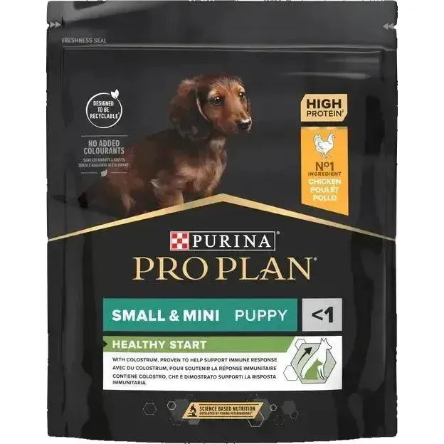 Purina Small & Mini Puppy >1 Healthy Start - Hund - Purina ProPlan - Marigin AG Onlineshop für Tierbedarf Purina Small & Mini Puppy >1 Healthy Start - Hund - Huhn / 1 x 700g Futter